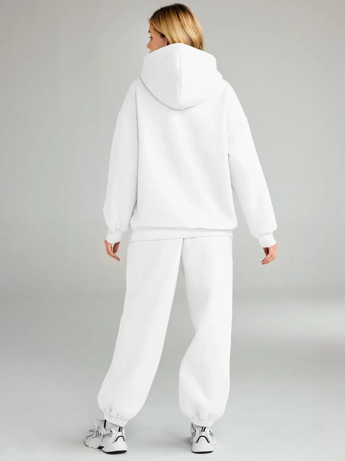 AUTOMET Womens 2 Piece Outfits Lounge Hoodie Sweatsuit Sets Oversized Sweatshirt Baggy Fall Fashion Sweatpants with Pockets