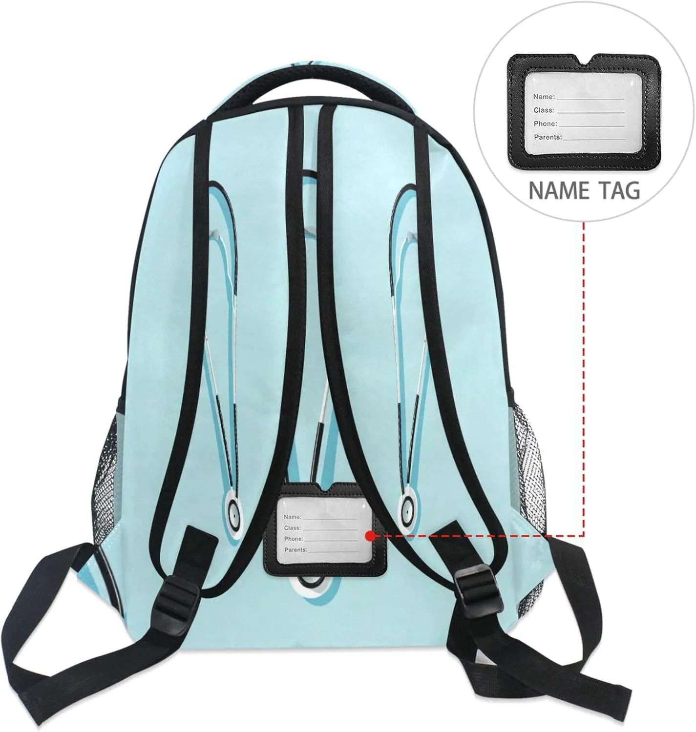 Backpack for Men and Women Waterproof School Bag with Chest Strap Gift Men & Women Doctors Day Scalpel