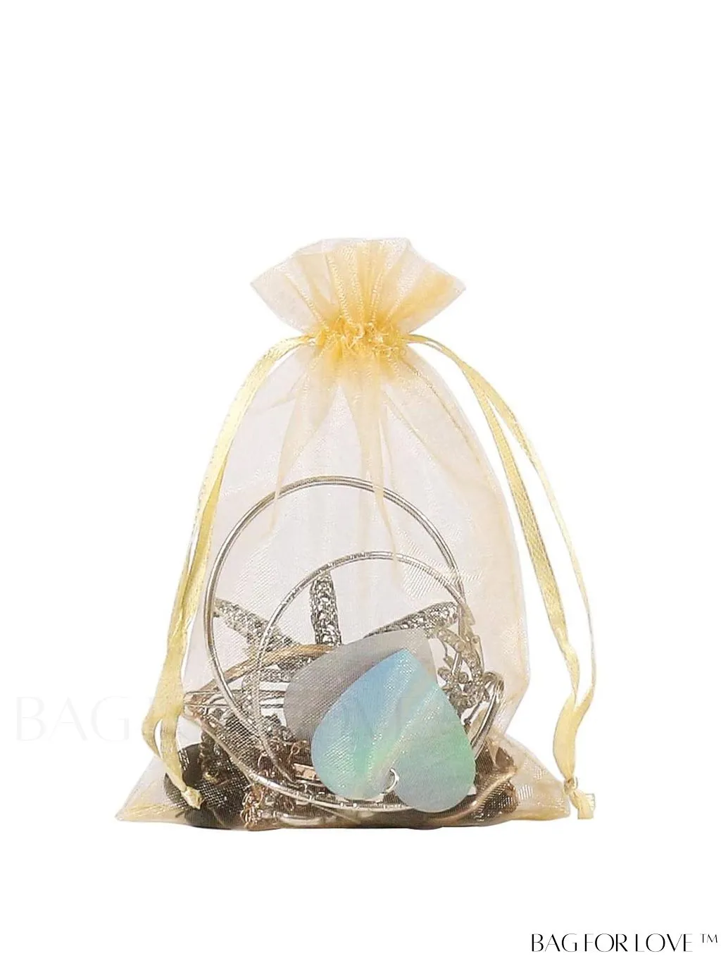 BagForLove - 5-Piece Candy Mesh Drawstring Favor Bags - Versatile Gifts for Weddings and College Dorms