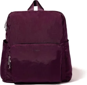 Baggallini Women's Carryall Packable Backpack, Mulberry