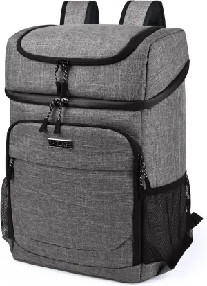 BAGLHER Lightweight Insulated Cooler Backpack - 30 Cans, Leak-Proof for Lunch, Picnic, Hiking, Camping Trips