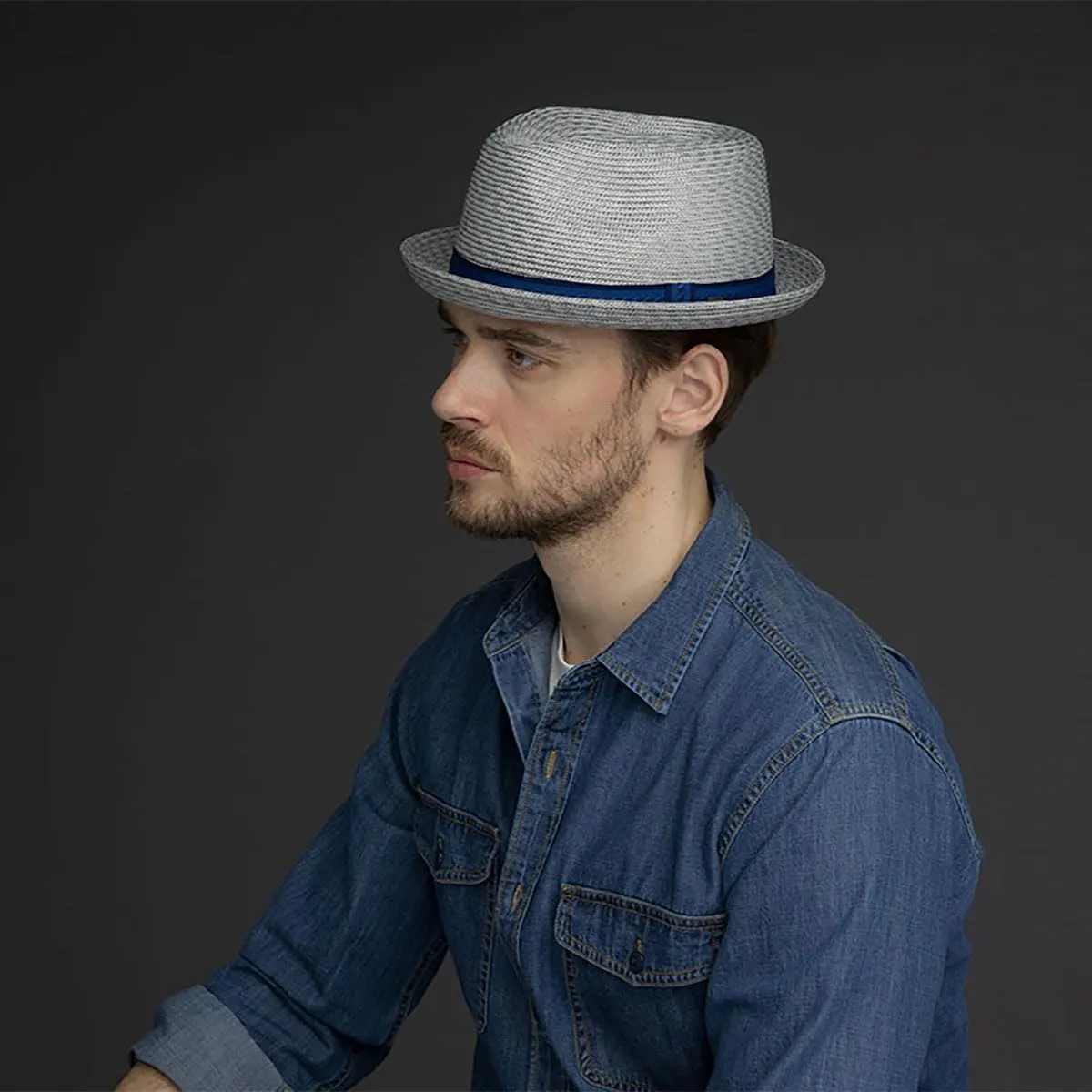 Bailey of Hollywood Men's Mannes Braided Fedora Trilby Hat