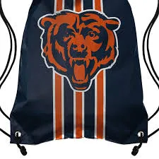 Bears Team Stripe Drawstring Backpack