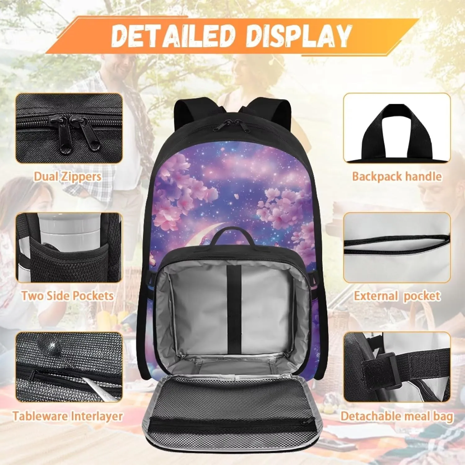 Beautiful Butterfly 6Th Grade Backpack for KIds 17 Inch Backpack for Girls Ideal for Students Go To School Extracurricular Activities