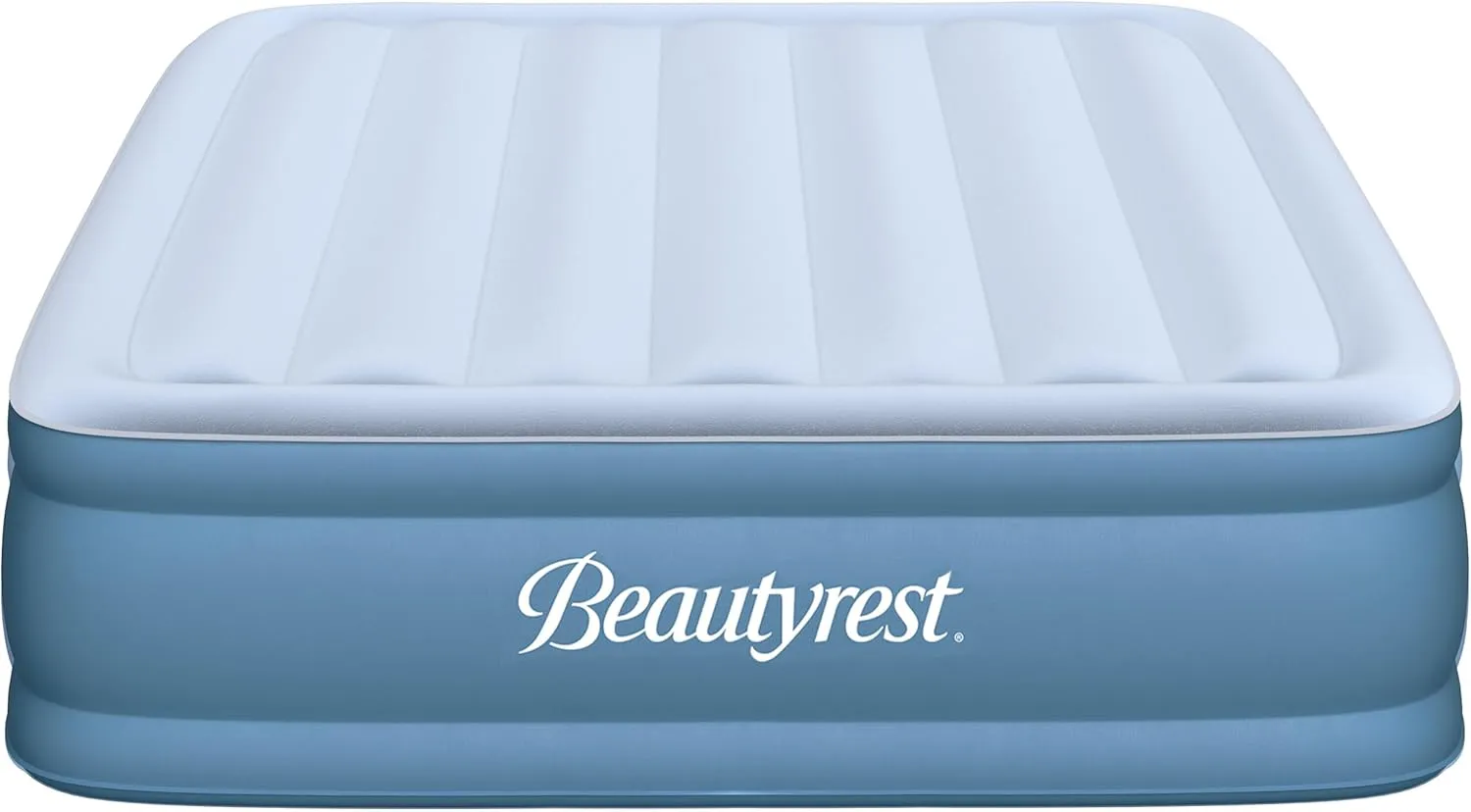 Beautyrest Sensa-Rest Air Bed Mattress with Built-in Pump and Edge Support, Ideal for Guests, Camping and More,18" Queen