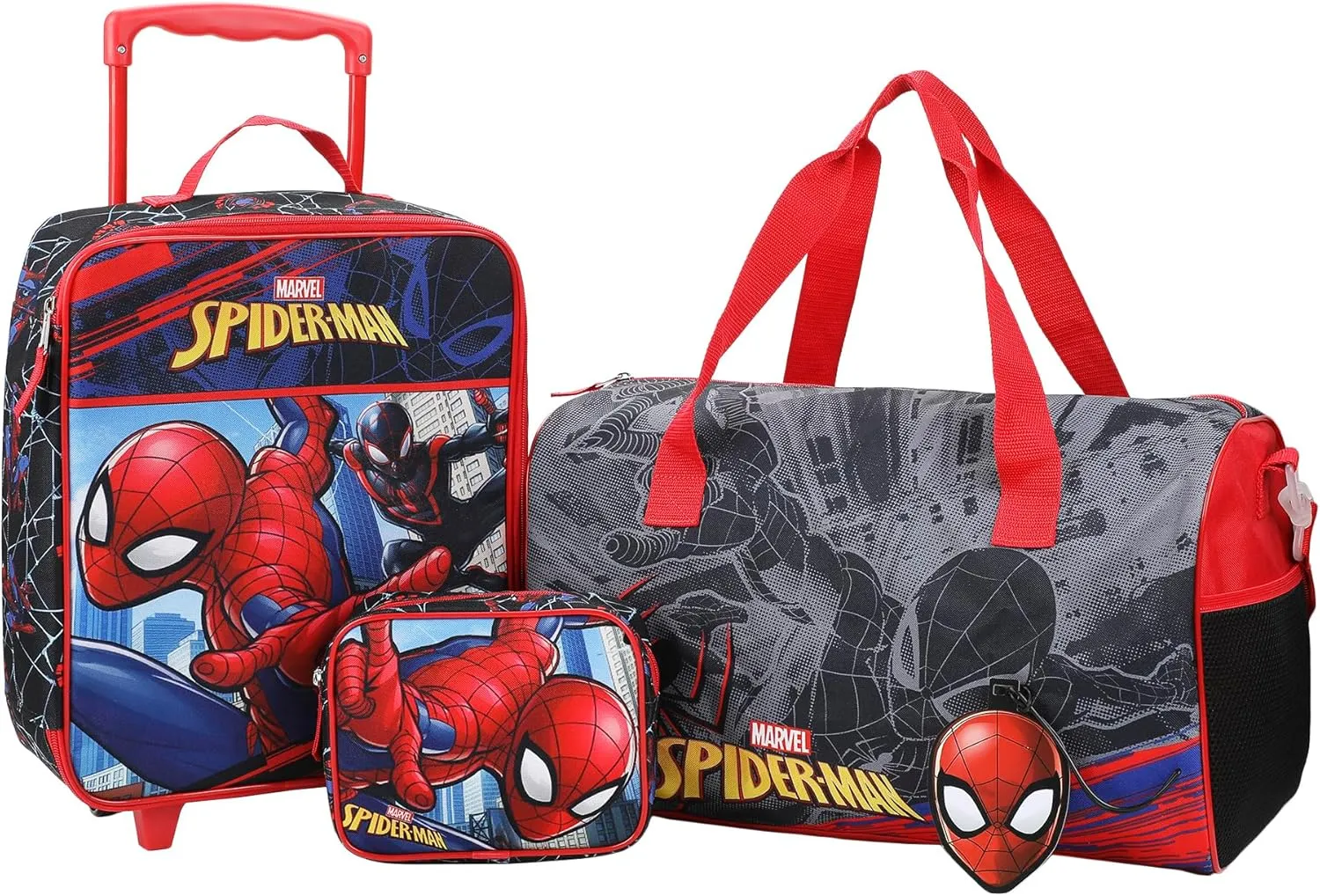 Bioworld Spider-Man & Miles Morales 4-Piece Youth Travel Set