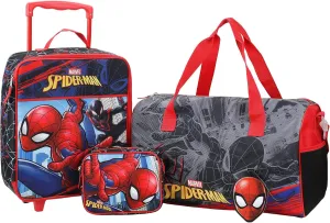 Bioworld Spider-Man & Miles Morales 4-Piece Youth Travel Set