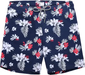 Biwisy Mens Swim Trunks Quick Dry Swim Shorts with Mesh Lining Funny Beach Shorts