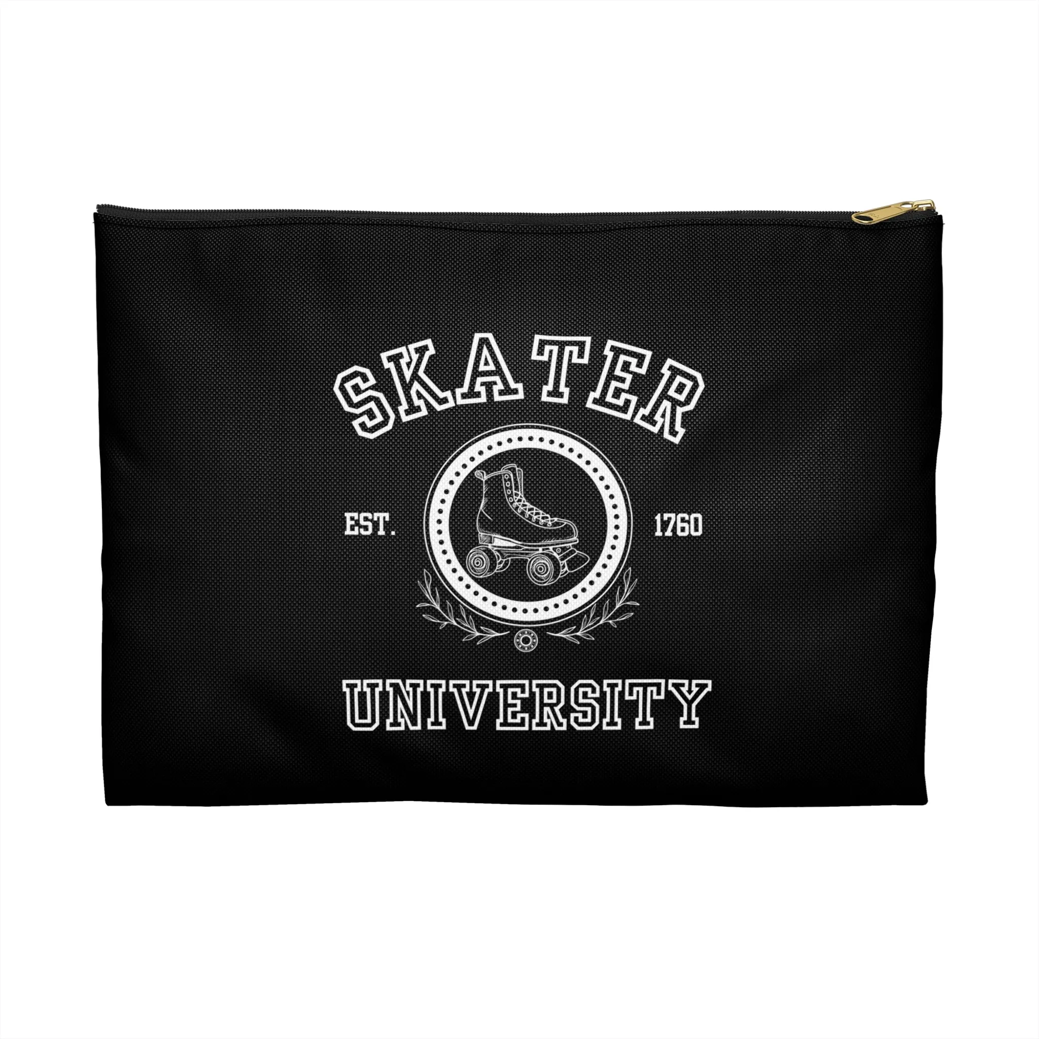 Black Skater University Accessory Pouch