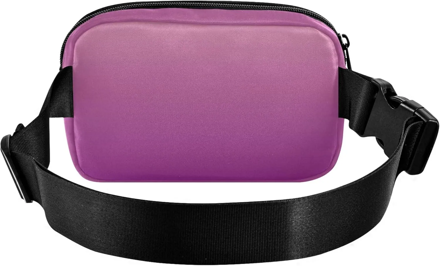 Blush Pink Patriarch Gradient Women Fanny Pack Hip Bag Belt Pouch Waterproof Flower Waist Purse for Women