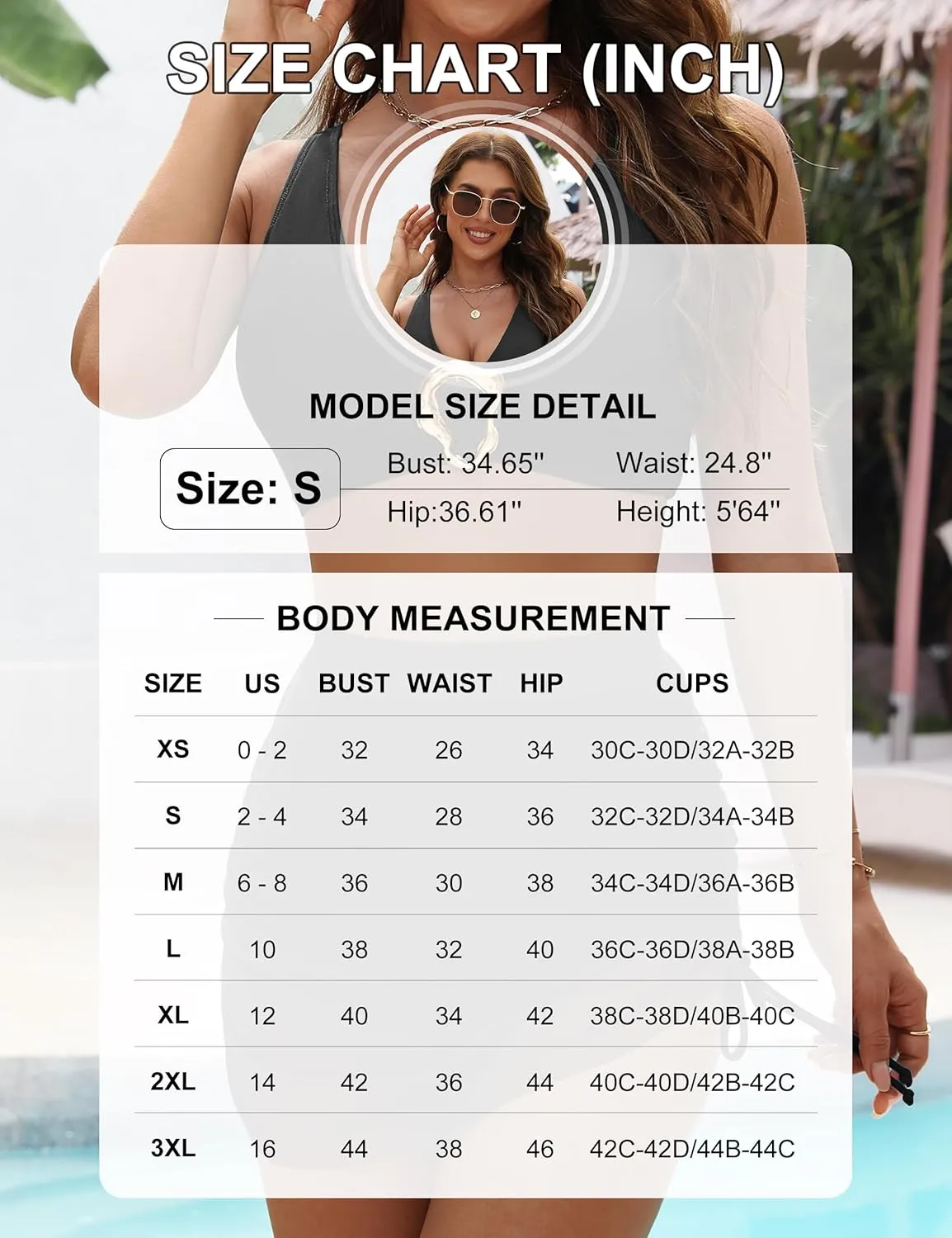 BMJL Women's High Waisted Bikini Sets Retro Swim Skirt Tummy Control Swimsuits Mesh Sarong Wraps Bathing Suits 2025