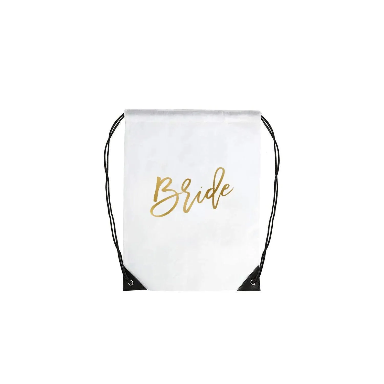 bride vibe drawstring bags