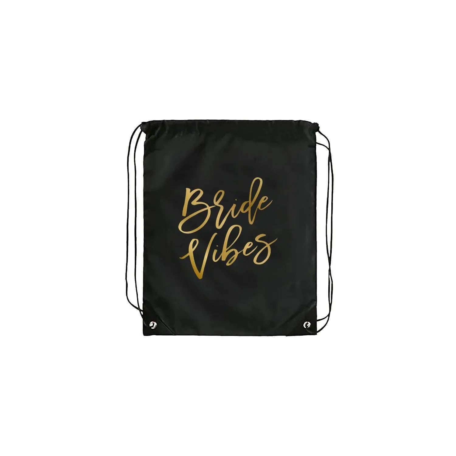 bride vibe drawstring bags