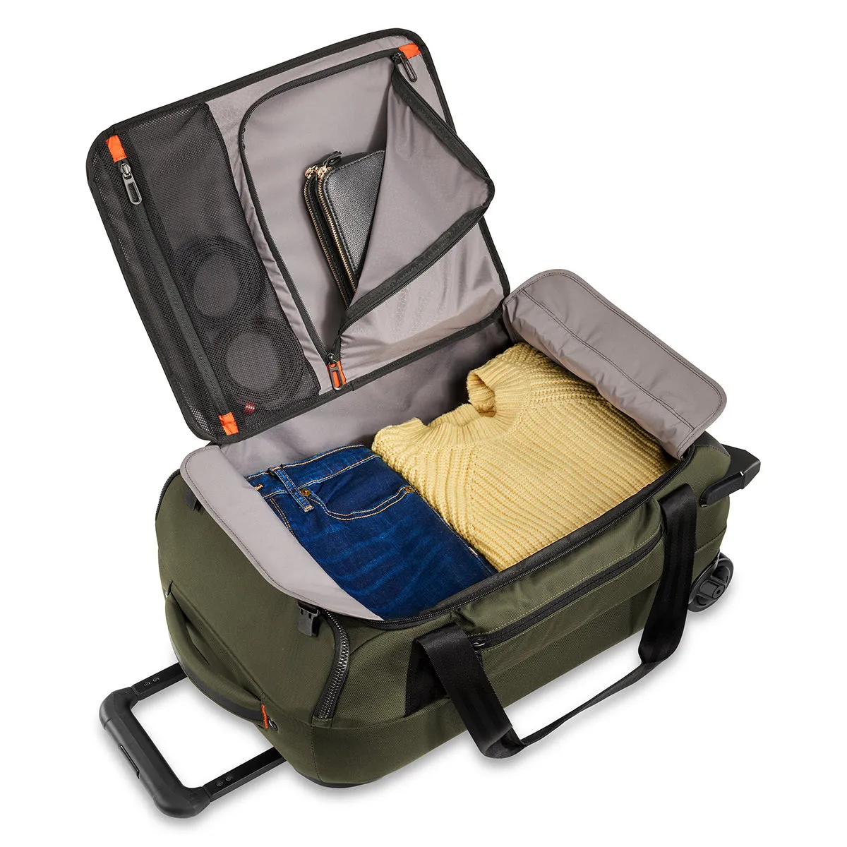 Briggs & Riley ZDX Rolling Carry-On Upright Duffle Bag