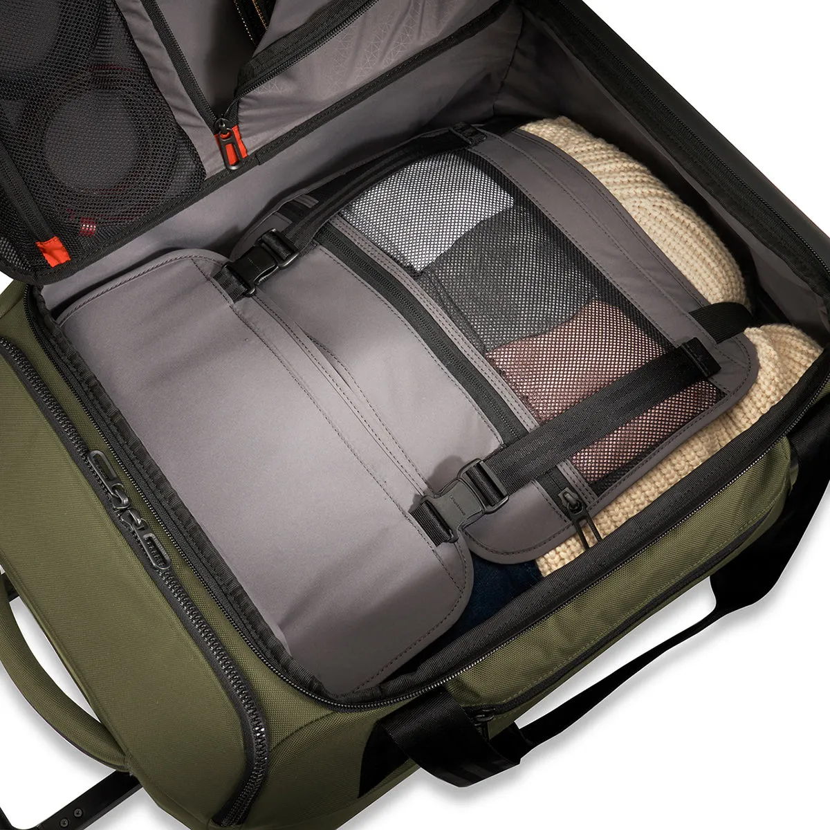 Briggs & Riley ZDX Rolling Carry-On Upright Duffle Bag