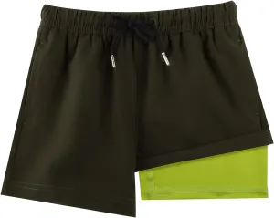 BRISIRA Boys Swim Trunks Bathing Suit Compression Boxer Brief Liner Swim Shorts Swimsuit Anti-Chafe Toddler Kids Youth Teen