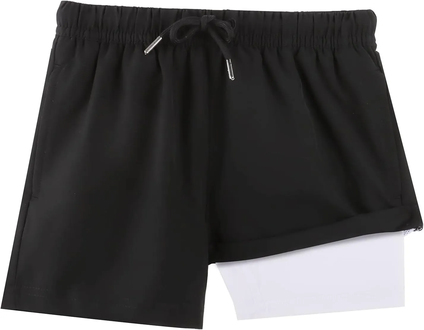 BRISIRA Boys Swim Trunks Bathing Suit Compression Boxer Brief Liner Swim Shorts Swimsuit Anti-Chafe Toddler Kids Youth Teen
