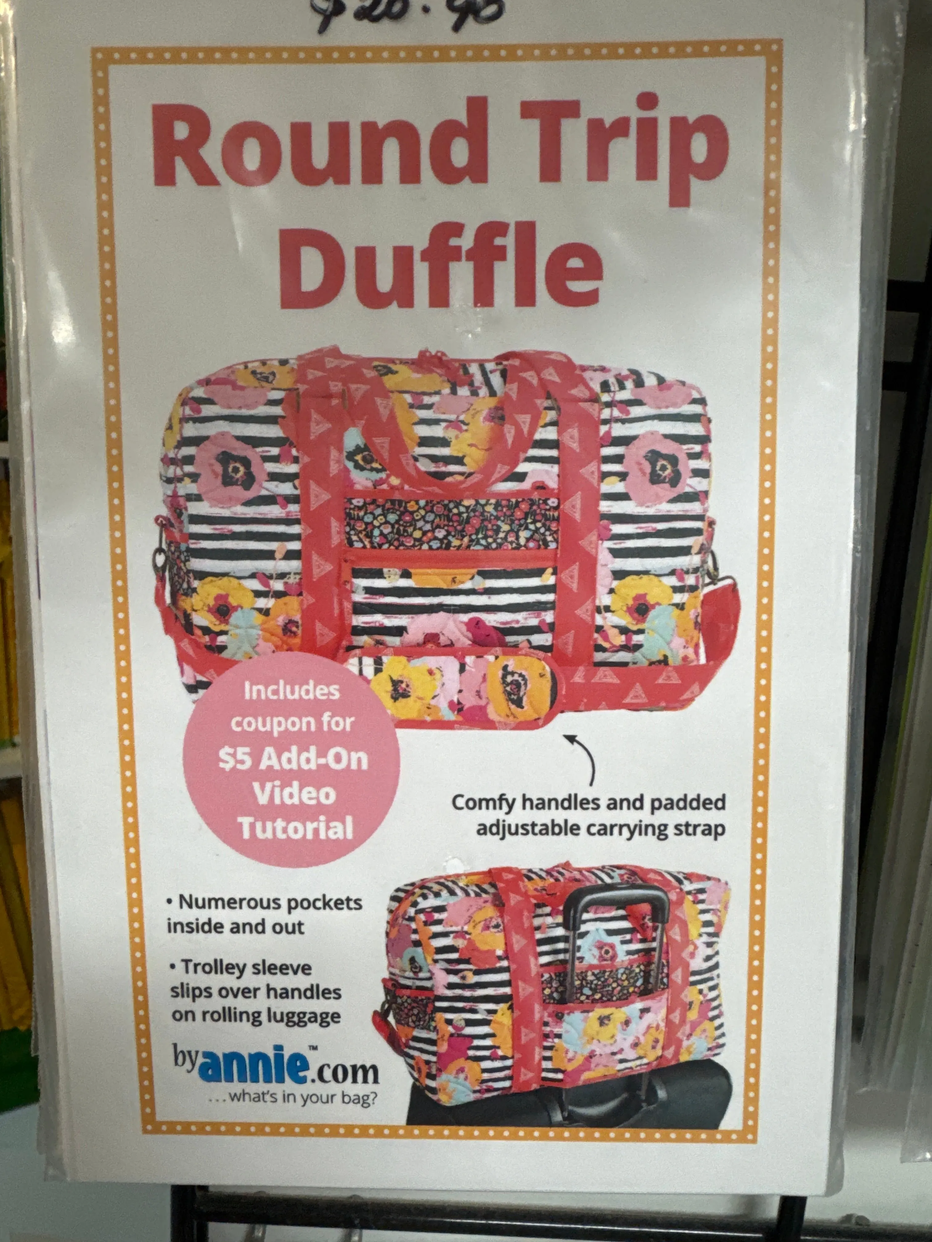 By Annie Pattern - Round Trip Duffle