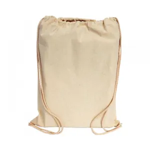 Calico Drawstring Library Backpack