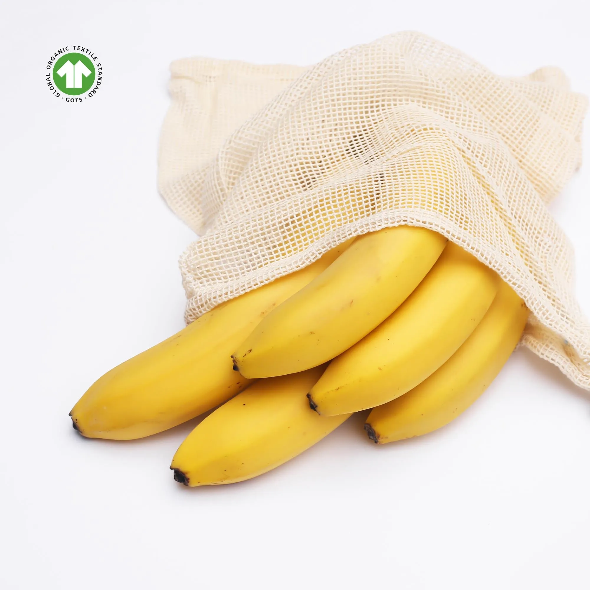 Calix Organic Cotton Mesh Drawstring Produce Bags