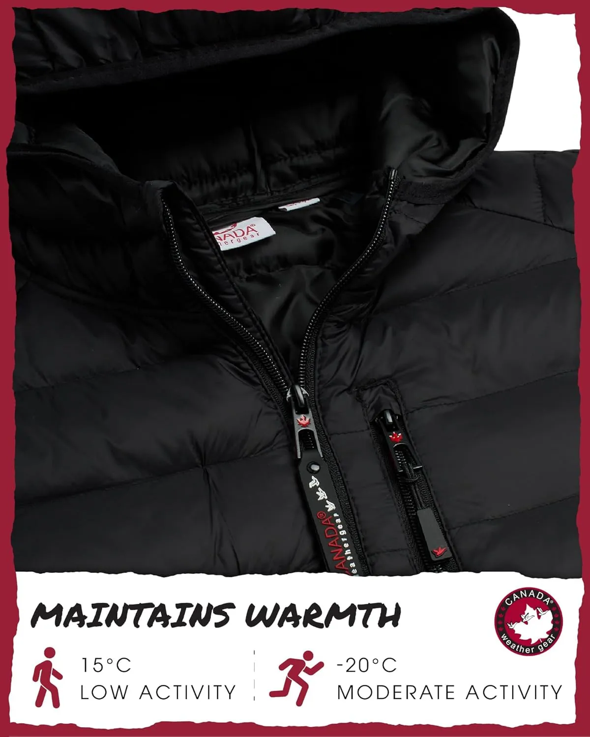 CANADA WEATHER GEAR Mens' Puffer Jacket - Lightweight Packable Bubble Coat, Water Resistant Outerwear Jackets for Men (M-XXL)