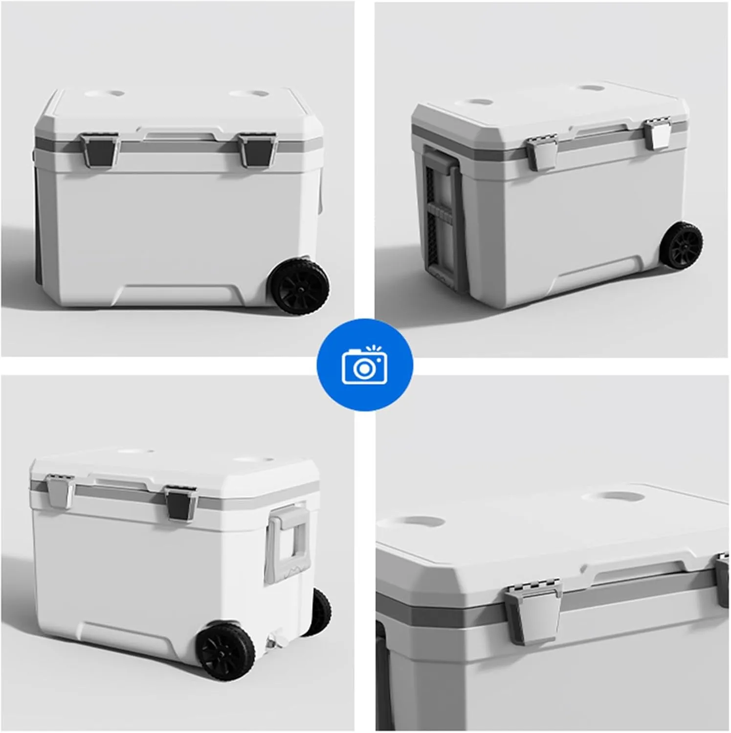 Car Camping Coolers for Buick Century/Concept/Electra E4/Electra E5/Enclave/Encore, Waterproof Portable Cooler, Leak Proof Picnic Insulated Bag, Ultra-Light Premium Ice Chest Box