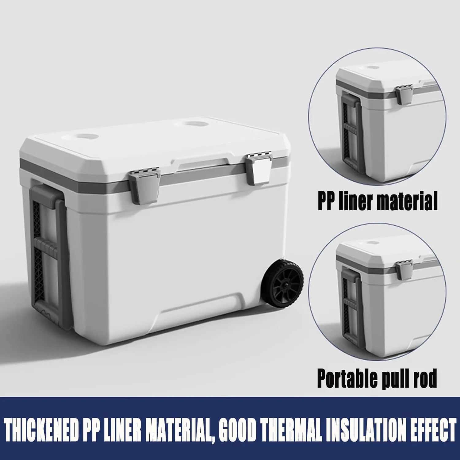 Car Camping Coolers for Buick Century/Concept/Electra E4/Electra E5/Enclave/Encore, Waterproof Portable Cooler, Leak Proof Picnic Insulated Bag, Ultra-Light Premium Ice Chest Box