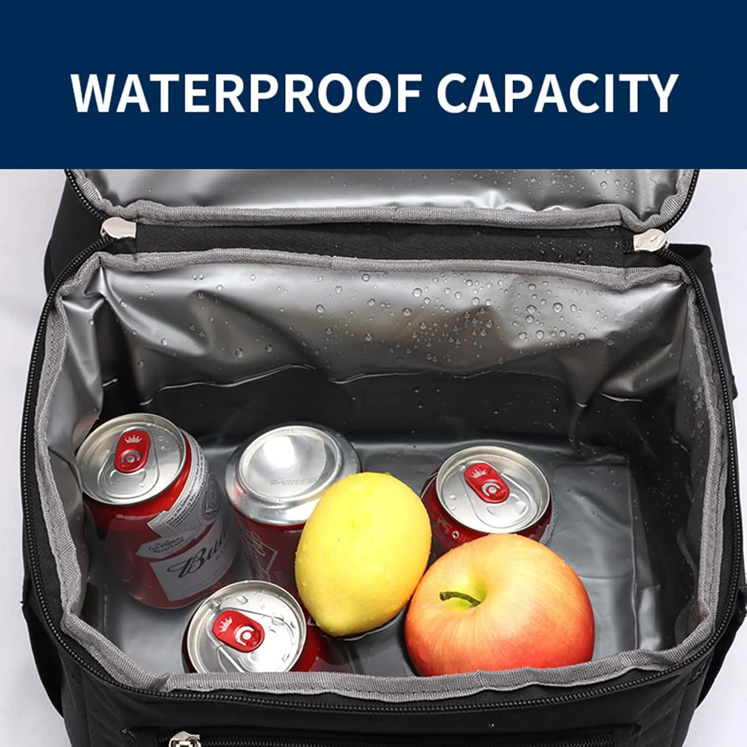 Car Camping Coolers for March Letra Blanca 2012-2024, Waterproof Portable Cooler, Leak Proof Picnic Insulated Bag, Ultra-Light Premium Ice Chest Box
