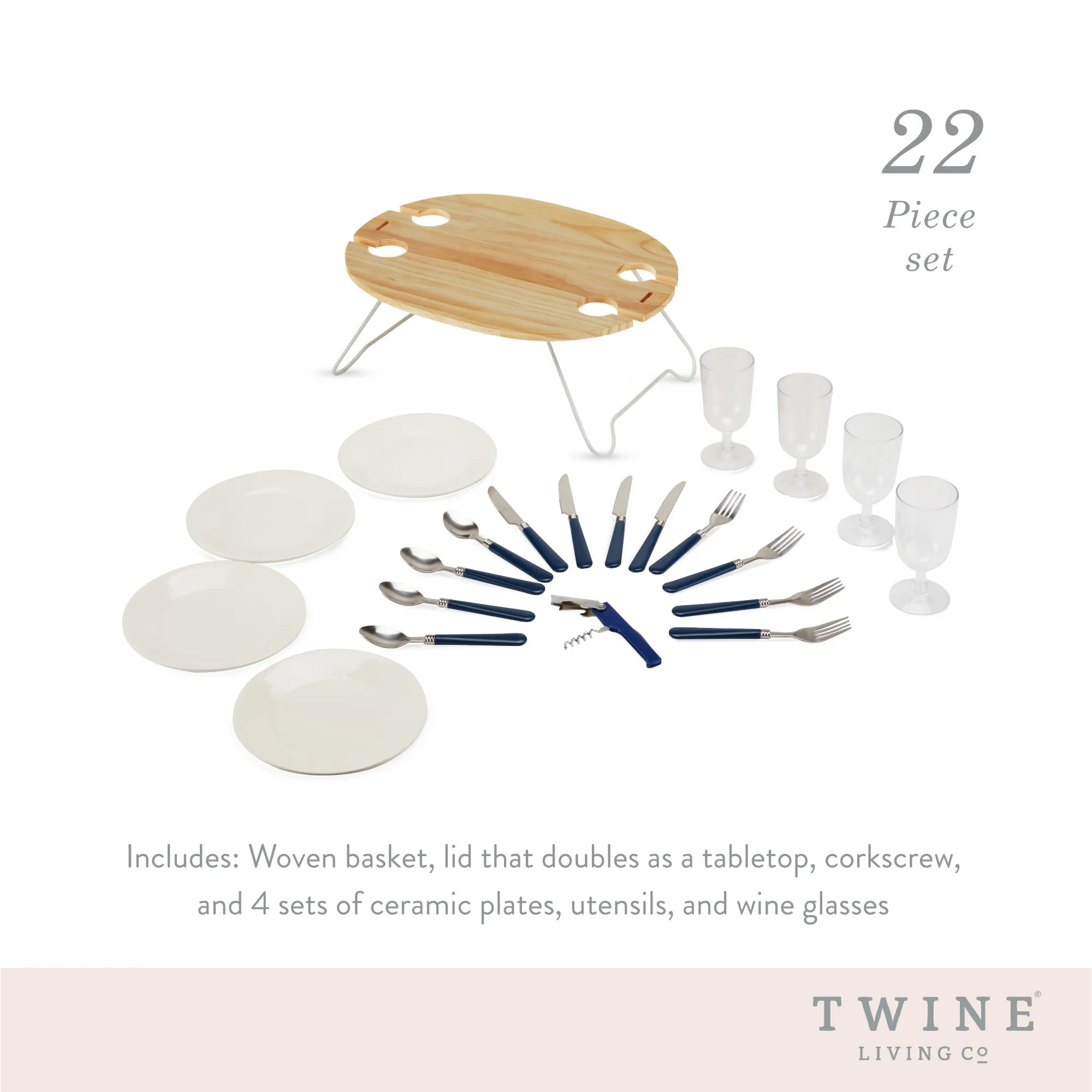 Central park willow picnic for four by twine living®
