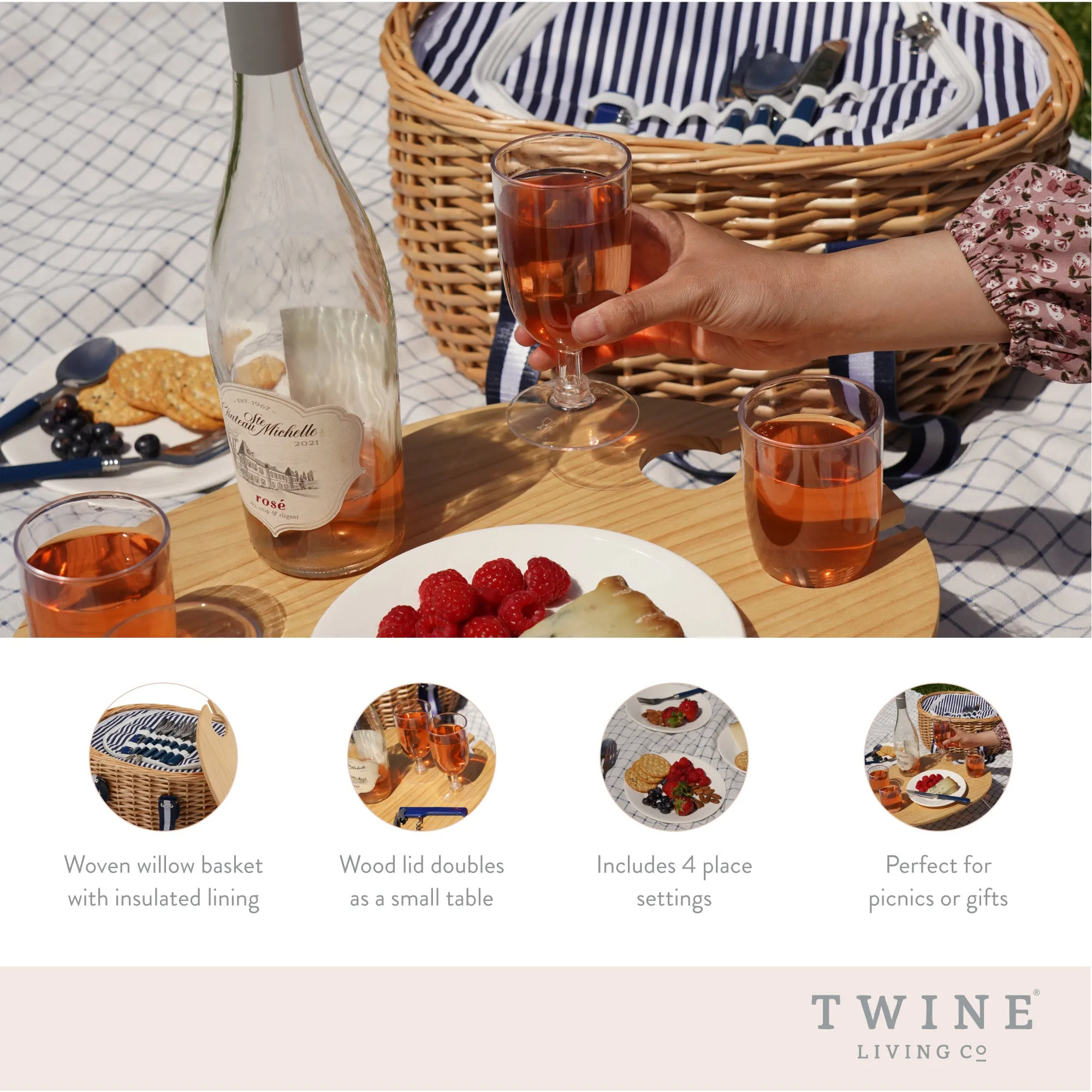 Central park willow picnic for four by twine living®