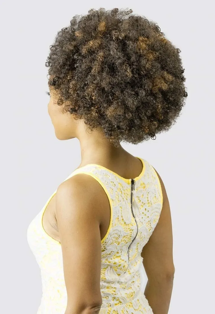 Chade New Born Free Synthetic Hair Ponytail: 0344 Jumbo Effy Color: 1B Off Black
