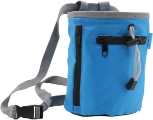 Chalk Bag for Rock Climbing, Bouldering Chalk Bag with 2 Zippered Pockets Rock Climbing Gear Equipment for Rock Climbing Gym Weightlifting