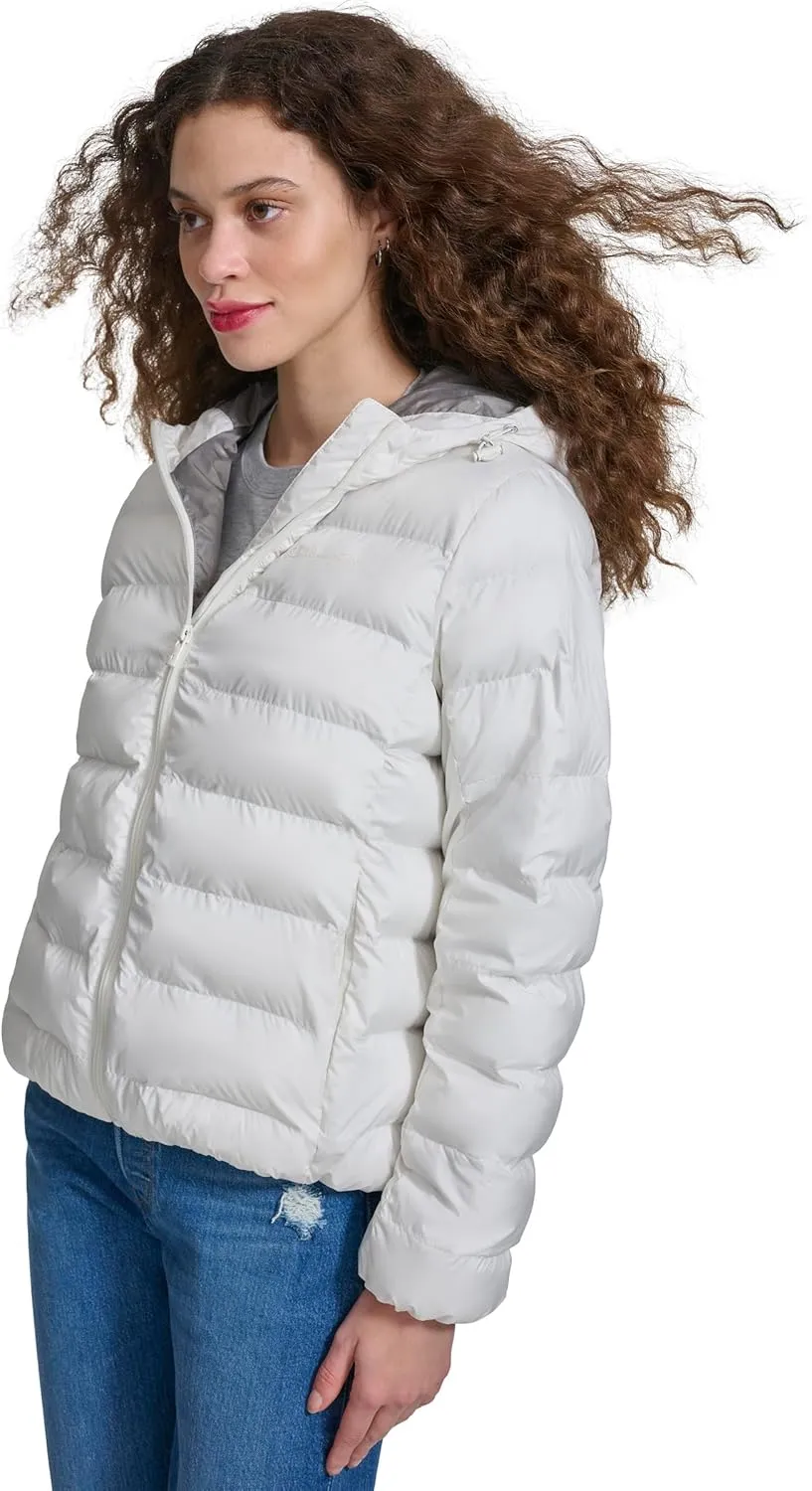 Champion Women's Quilted Coat Packable Puffer Jacket with Hood