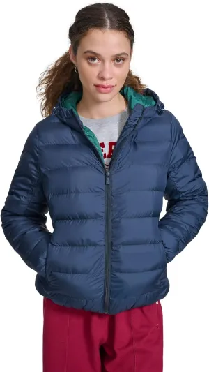 Champion Women's Quilted Coat Packable Puffer Jacket with Hood
