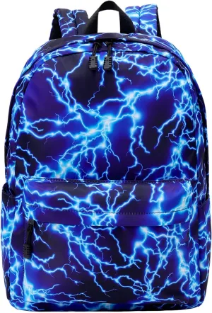 Checkered Backpack - School Backpack for Kids, Large Capacity, Waterproof, Lightweight, Black