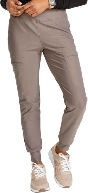 Cherokee Scrubs for Women Pant with Mid Rise Tapered Leg Drawstring Moisture Wicking Easy Care & 360° Stretch Fabric - CK092
