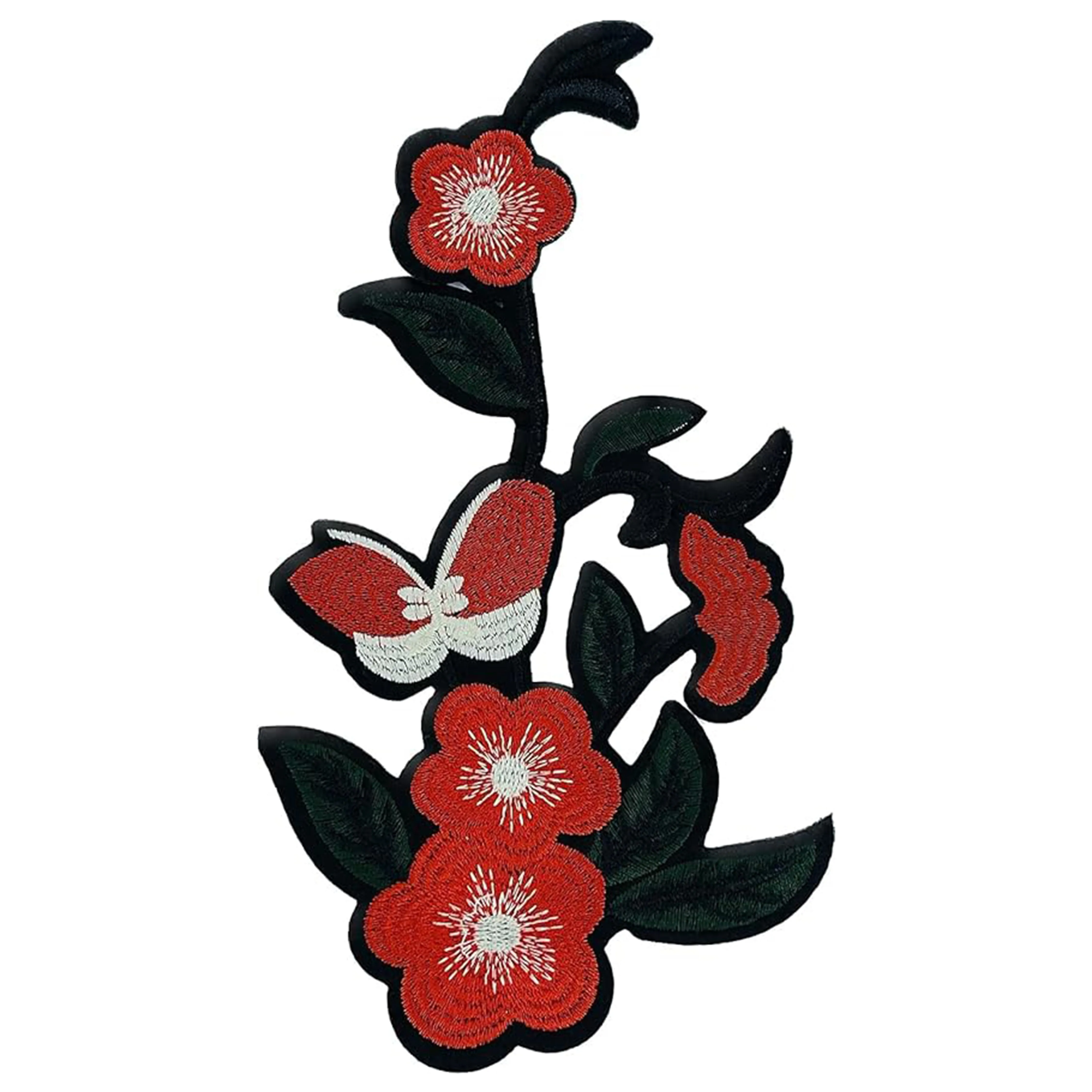 Cherry Blossoms Butterfly Patch for Suit & Outfits