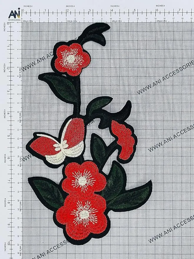 Cherry Blossoms Butterfly Patch for Suit & Outfits