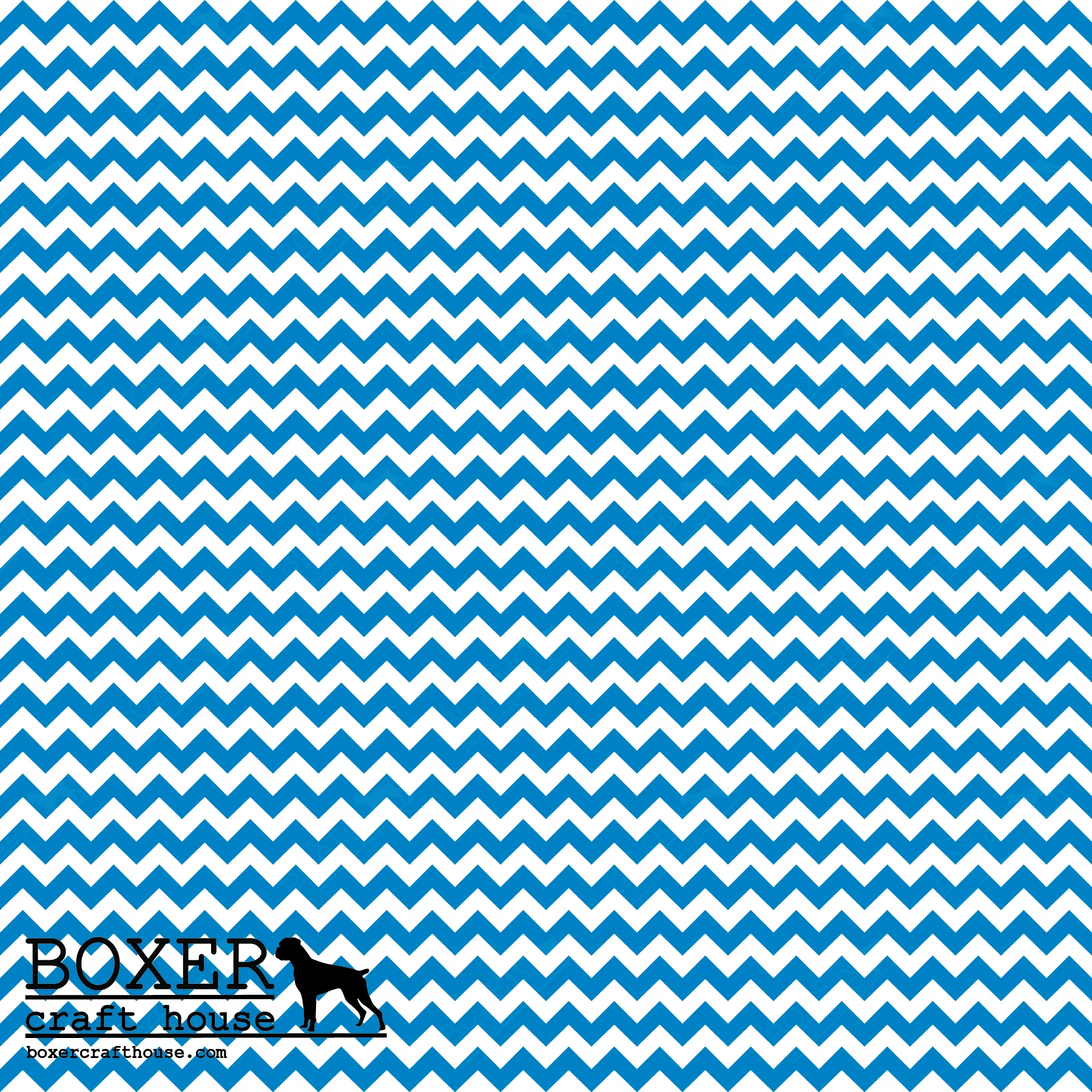 Chevron .25" - Blue