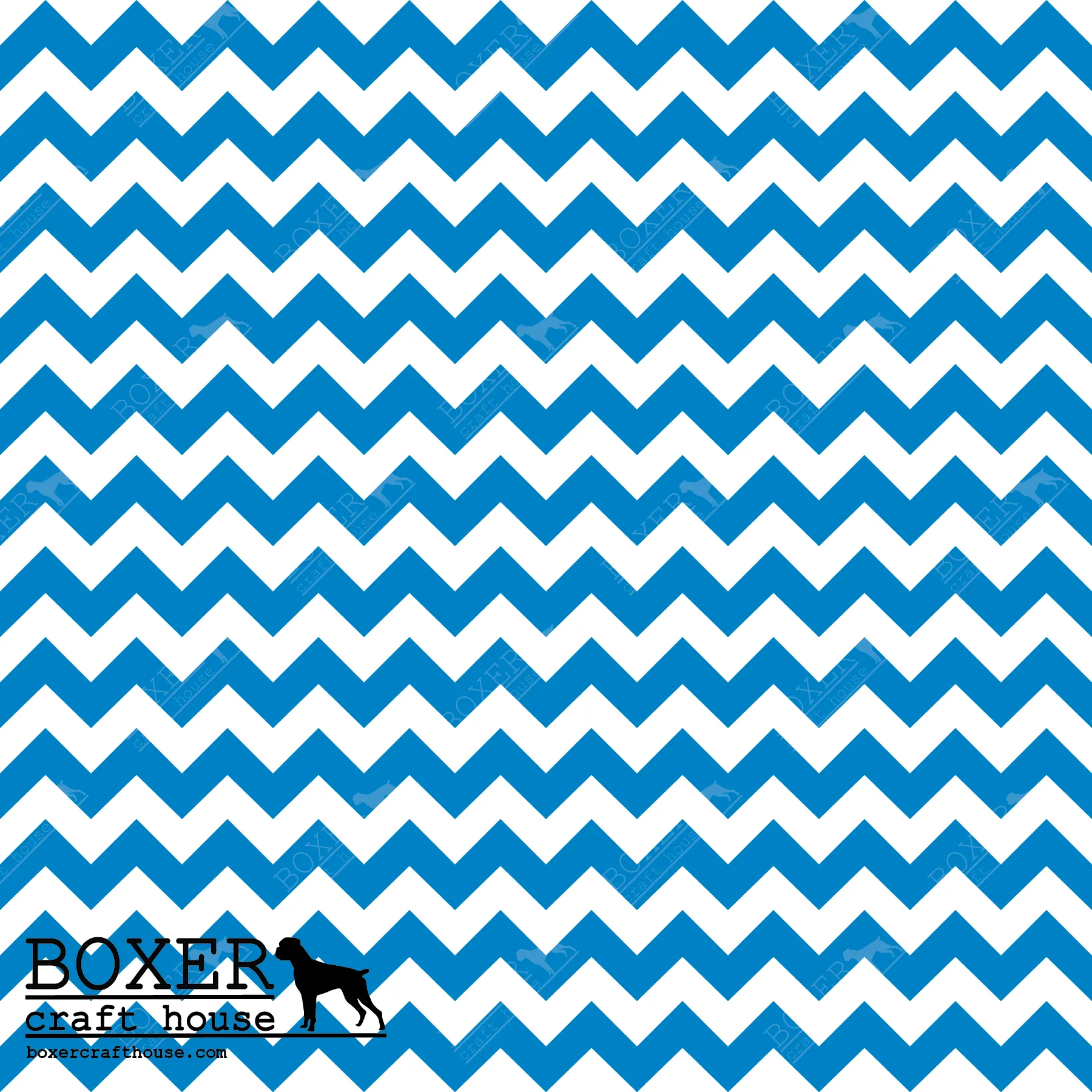 Chevron .50" - Blue