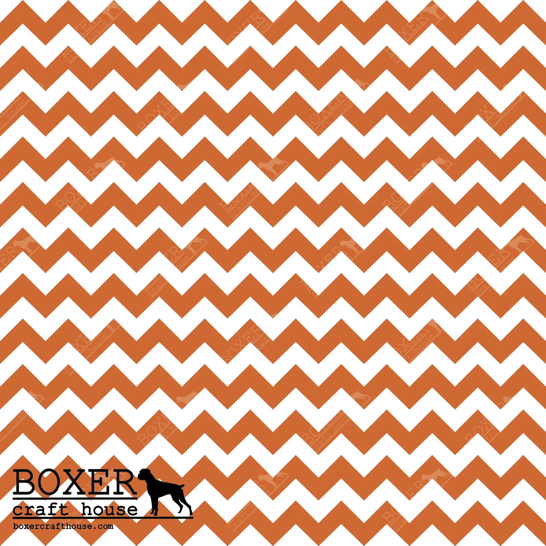 Chevron .50" - Burnt Orange