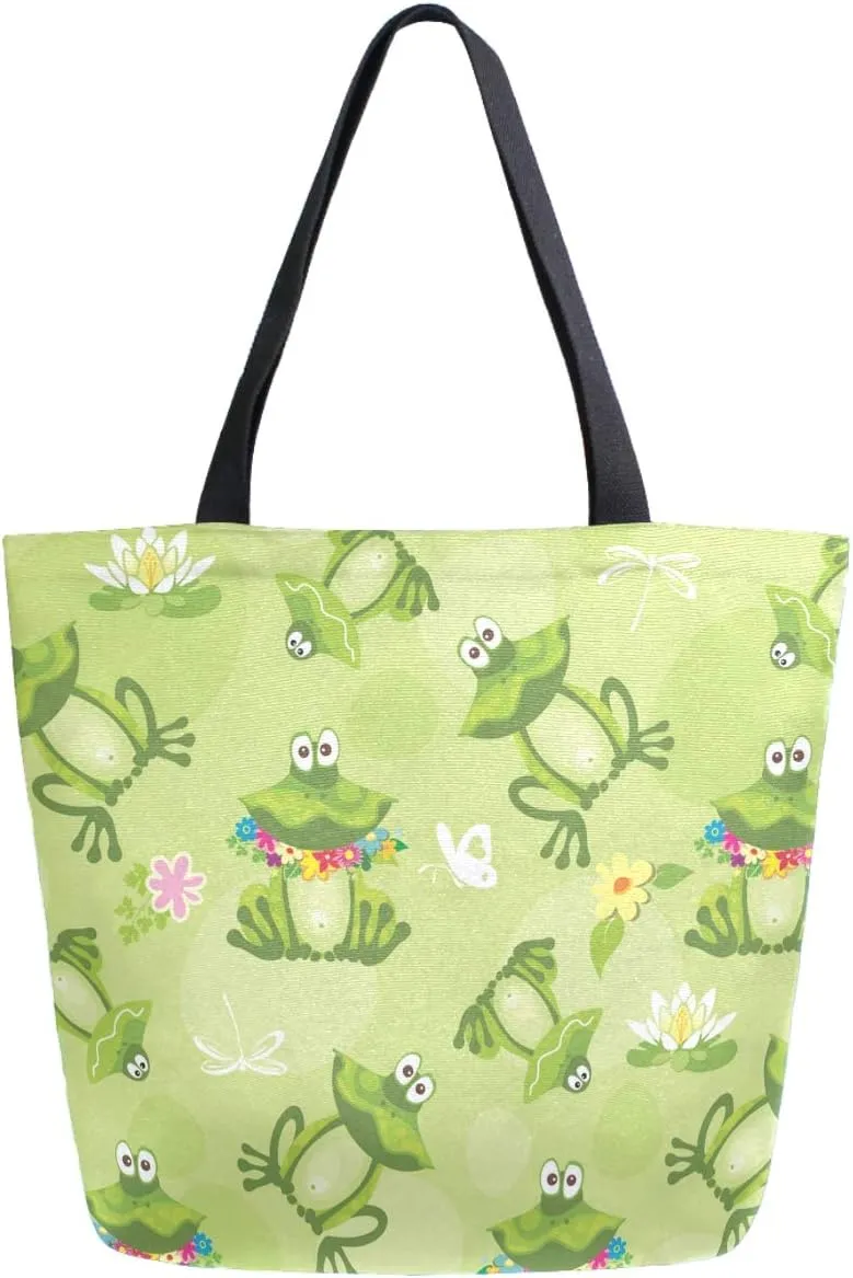 Chic Fashion Pattern Printed Extra Large Shoulder Tote Bag for Beach Travel Weekender Gym Grocery Shopping