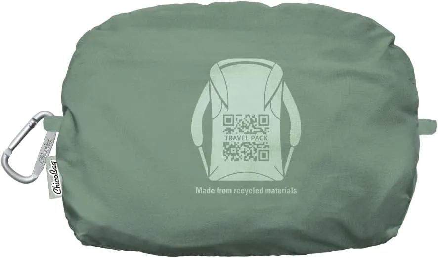 ChicoBag Travel Pack rePETe   Refine | Eco-friendly Lightweight and Packable Travel Backpack (Sage)