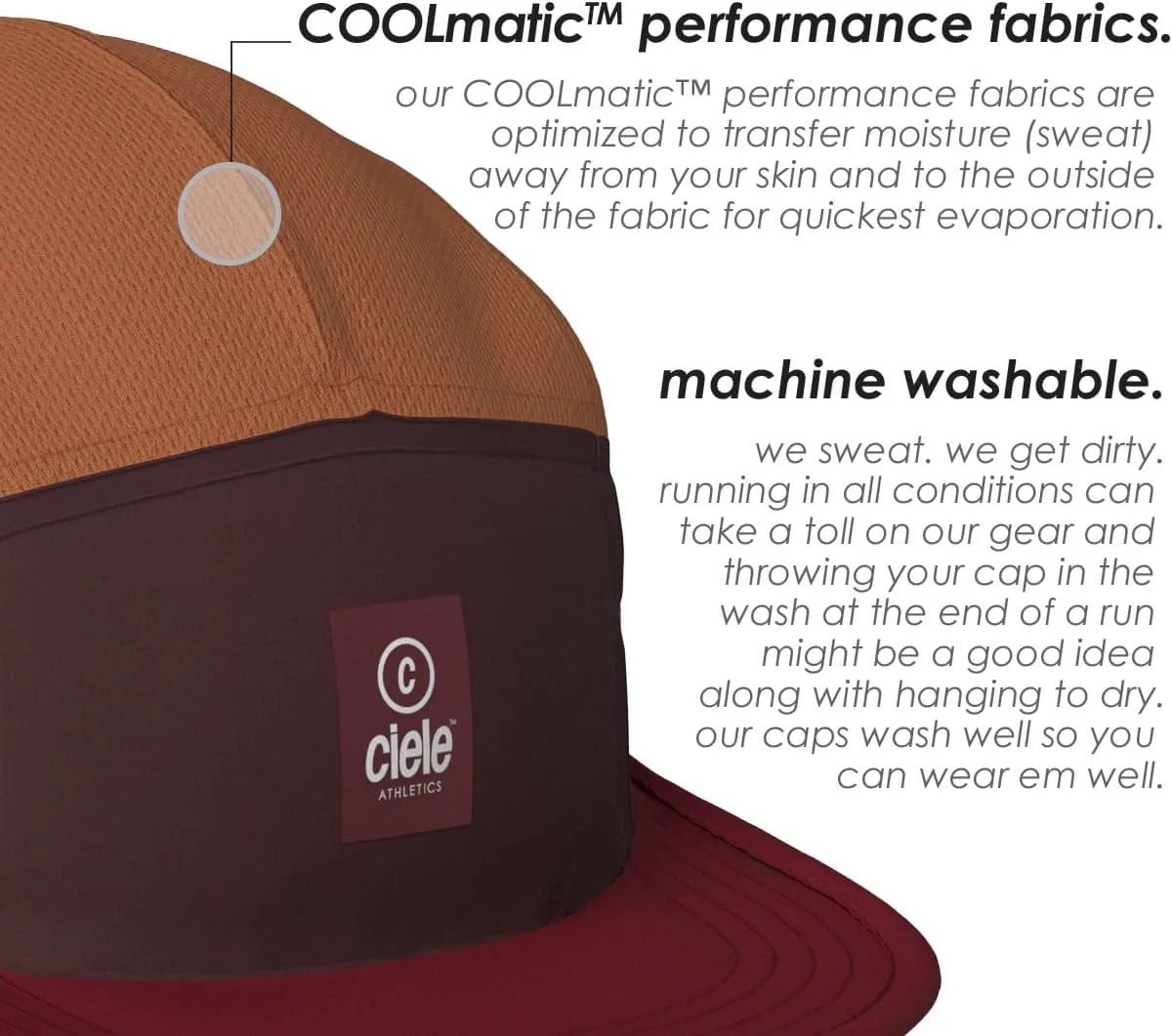 Ciele Athletics GOCap C Plus Box - Reflective Washable Moisture Wicking Hat with Sun Protection, Running Hat for Men & Women
