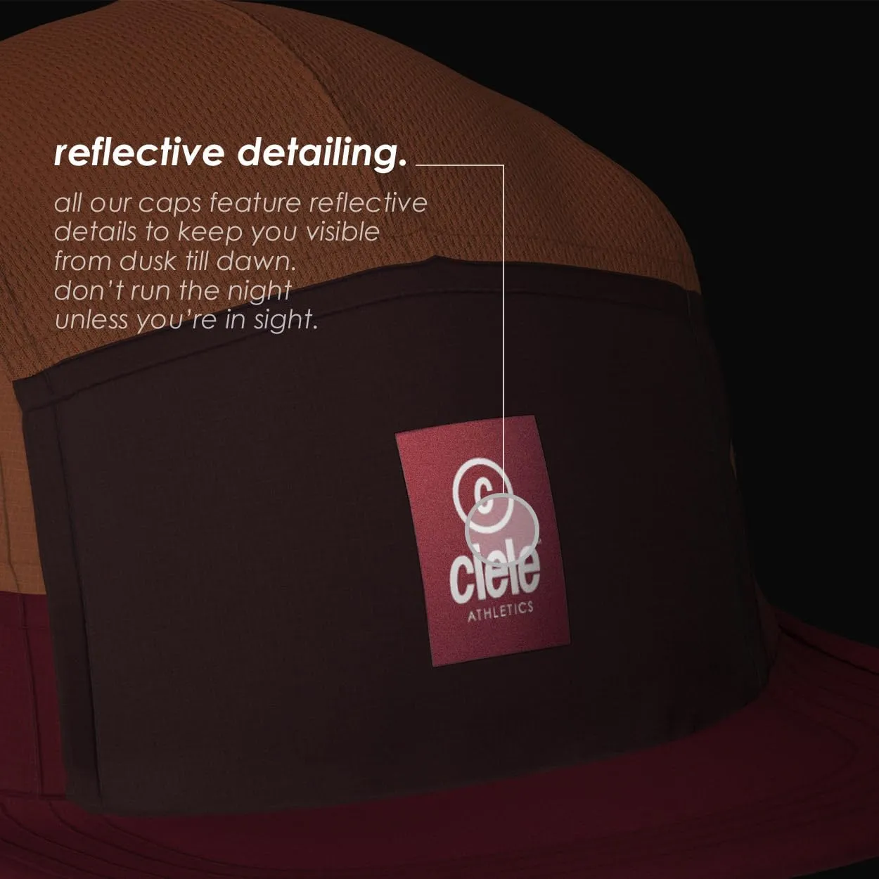 Ciele Athletics GOCap C Plus Box - Reflective Washable Moisture Wicking Hat with Sun Protection, Running Hat for Men & Women