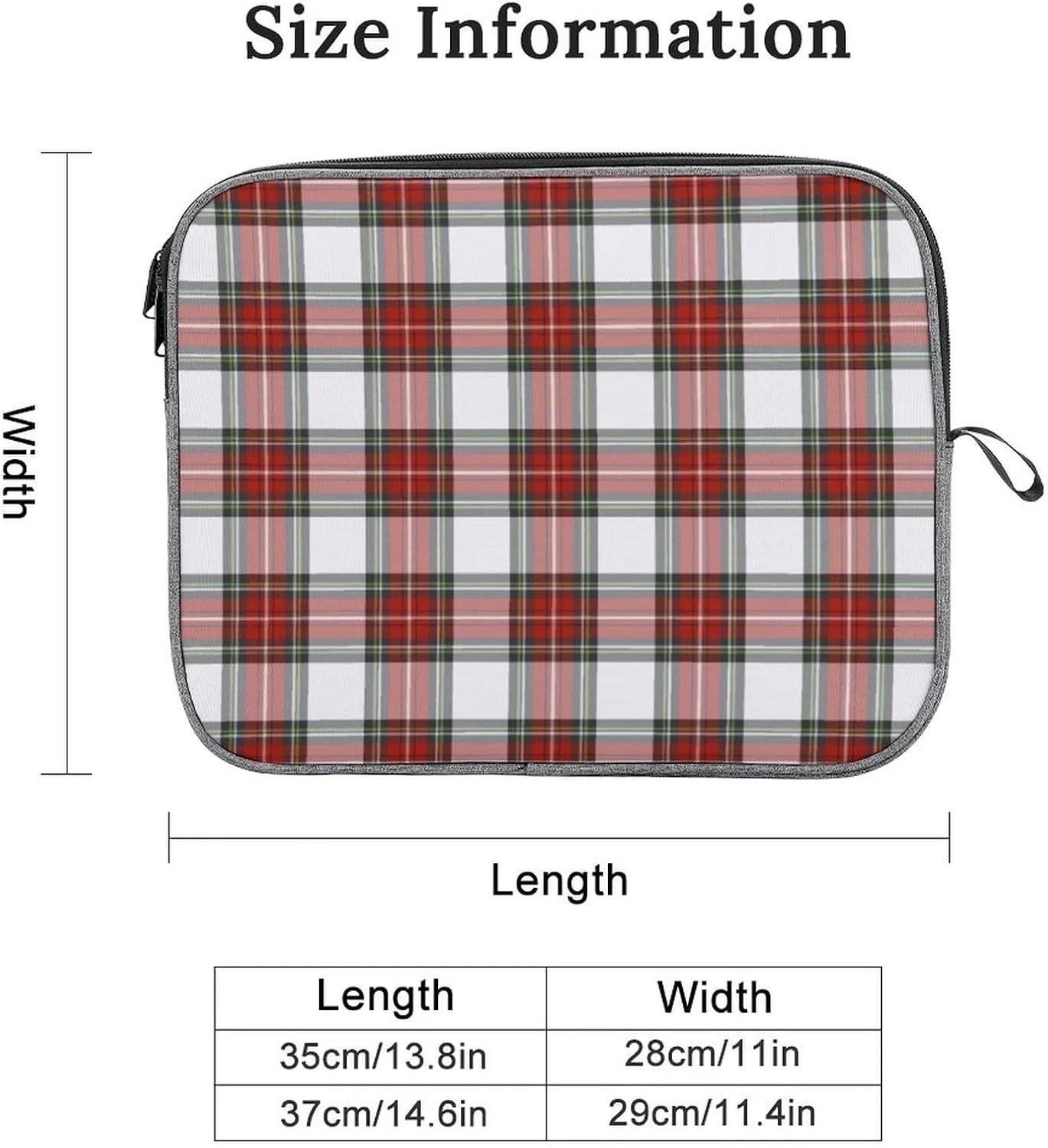 Clan MacArthur Arthur Large Capacity Portable Laptop Case Unisex