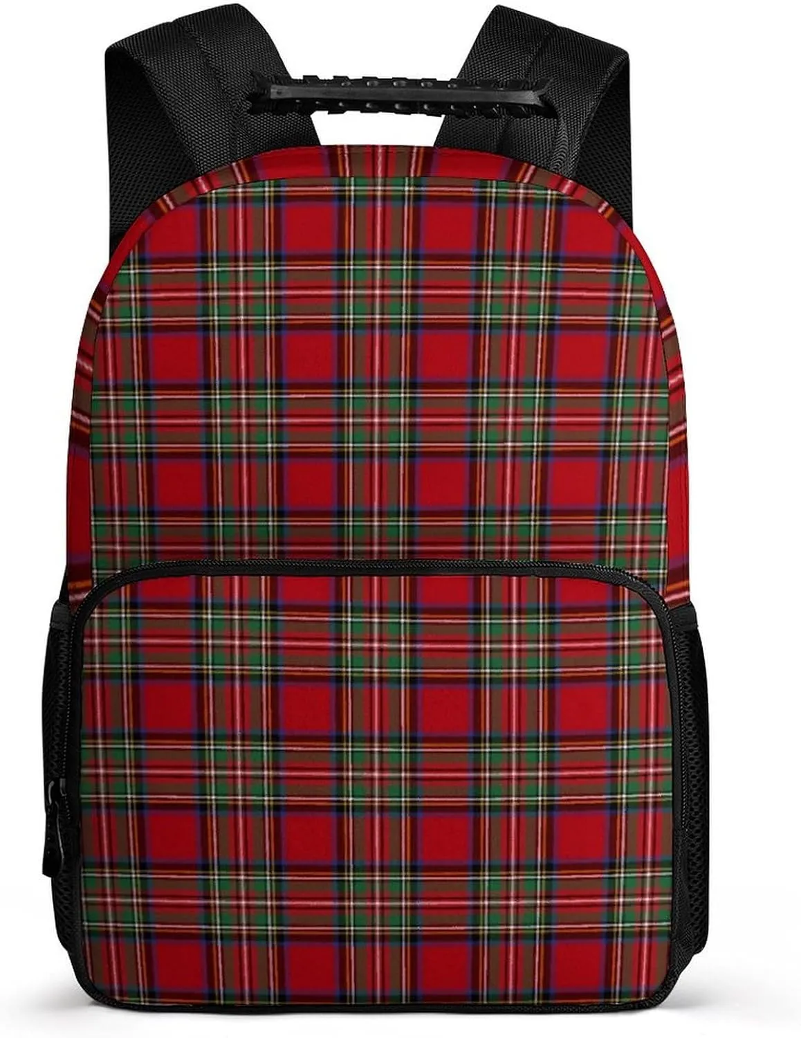 Clan Stewart Plaid Large Capacity Fully Printed Backpack Unisex 16 Inches