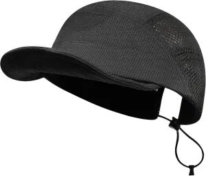CLAPE Men Quick Dry Baseball Cap 5 Panel Hat Lightweight Trucker Mesh Hats Workout Dad Hat Running Outdoor Sports Cap