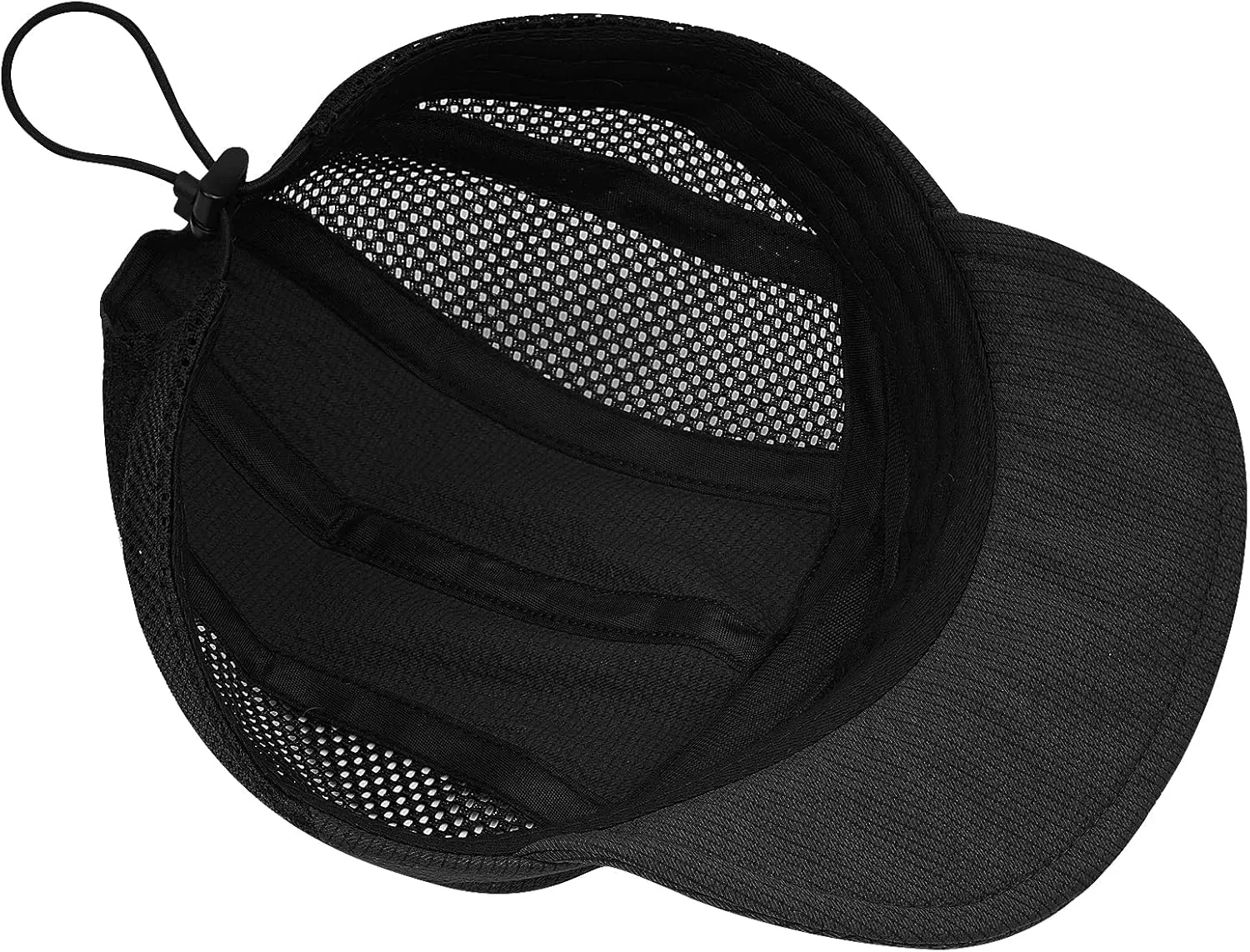 CLAPE Men Quick Dry Baseball Cap 5 Panel Hat Lightweight Trucker Mesh Hats Workout Dad Hat Running Outdoor Sports Cap