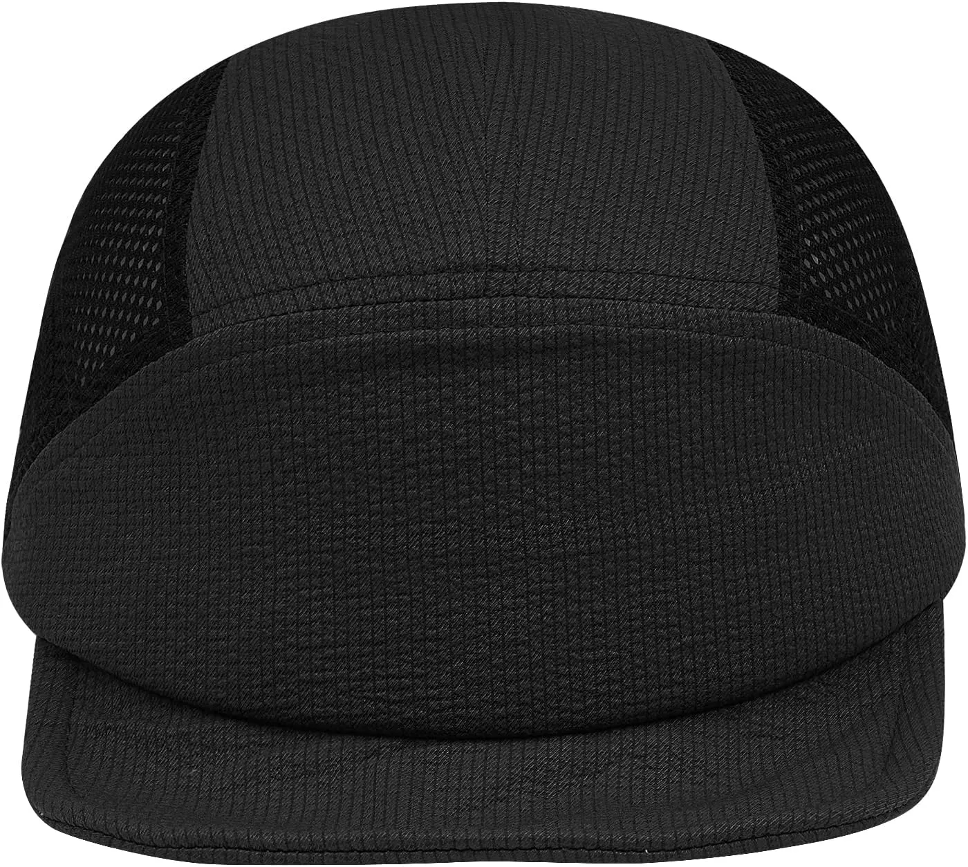 CLAPE Men Quick Dry Baseball Cap 5 Panel Hat Lightweight Trucker Mesh Hats Workout Dad Hat Running Outdoor Sports Cap